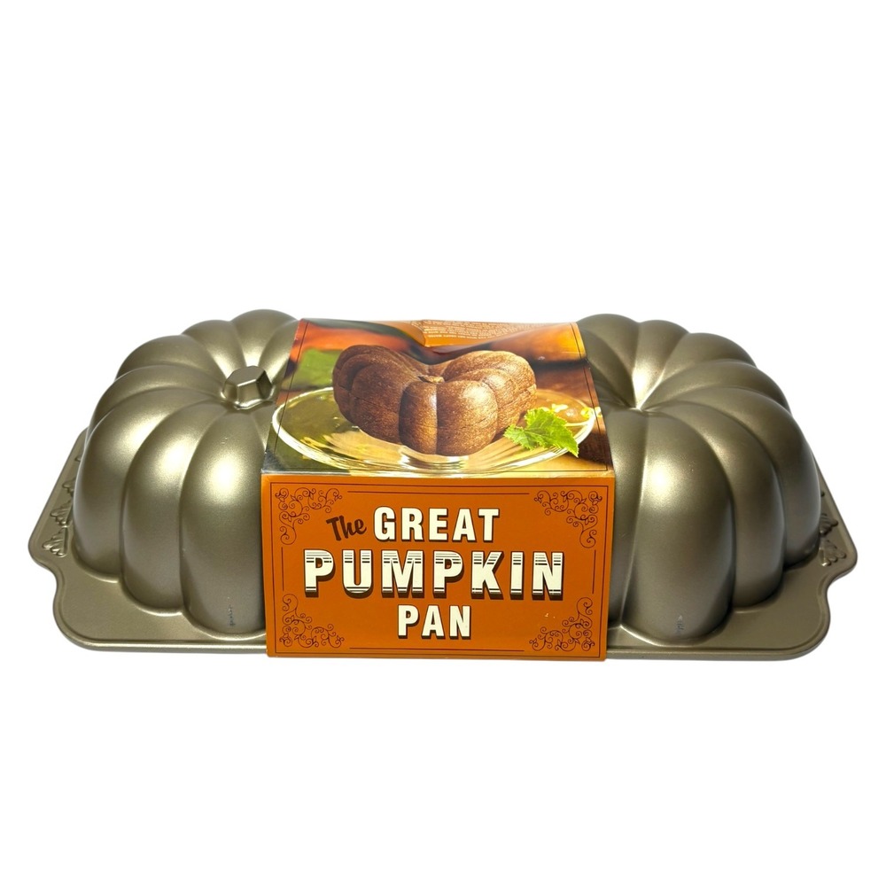 Williams-Sonoma Nordic Ware The Great Pumpkin Pan Cast Aluminum 3D Cake Mold
